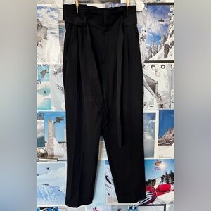 H&M Black Dress Pants with Waist Tie